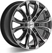 X"trike X-134 BK/FP 18*8/25/6*139.7/106.1